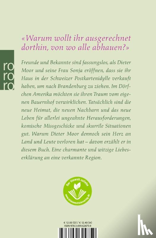 Moor, Dieter - Was wir nicht haben, brauchen Sie nicht