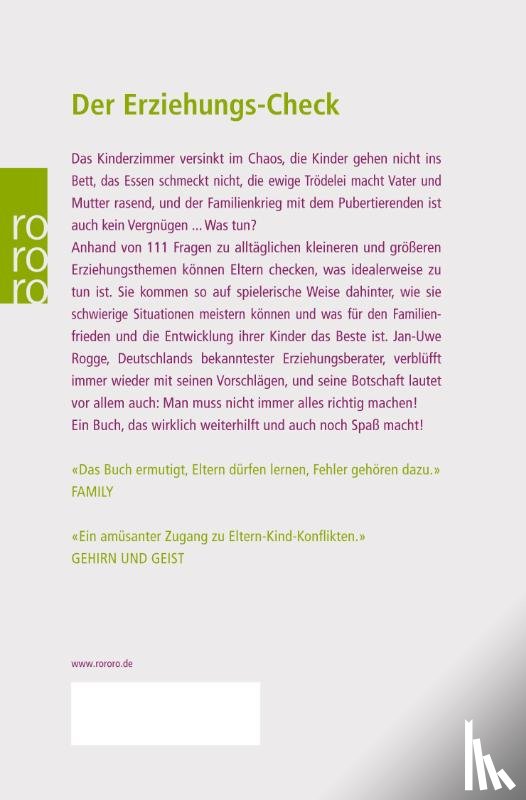 Rogge, Jan-Uwe - Erziehung