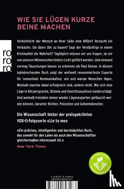 Ekman, Paul - Ich weiß, dass du lügst