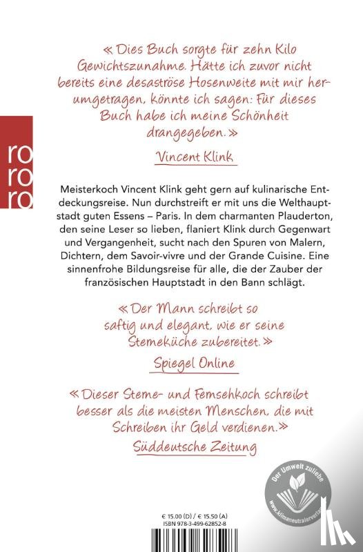 Klink, Vincent - Ein Bauch spaziert durch Paris