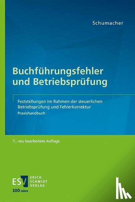 Schumacher, Peter - Buchführungsfehler und Betriebsprüfung