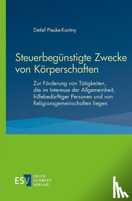 Pieske-Kontny, Detlef - Steuerbegünstigte Zwecke von Körperschaften