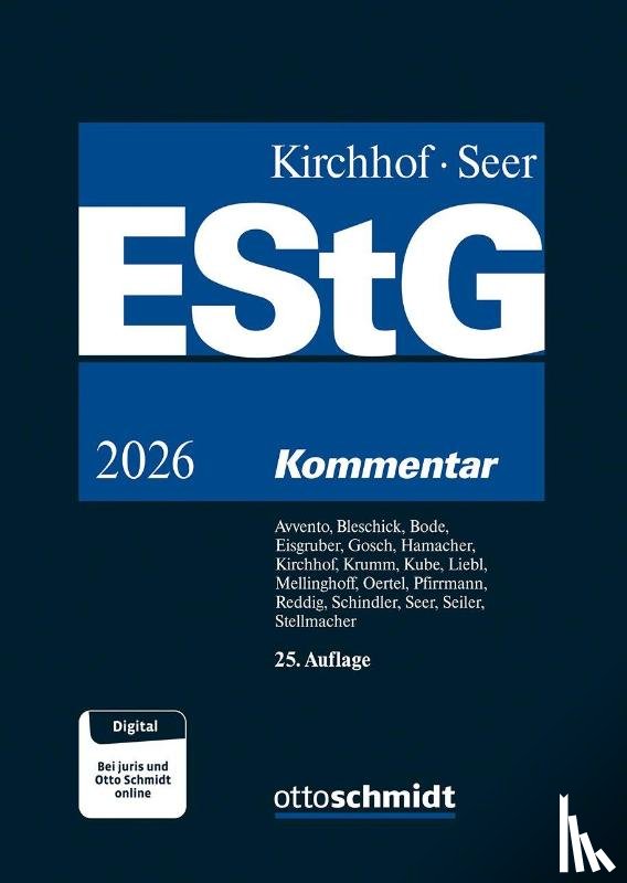 Avvento, Christina, Stellmacher, Martina, Bleschik, Sascha, Bode, Walter - Einkommensteuergesetz (EStG)