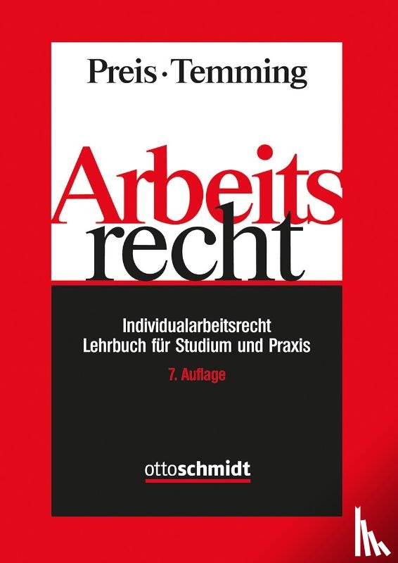 Preis, Ulrich, Temming, Felipe - Arbeitsrecht - Individualarbeitsrecht