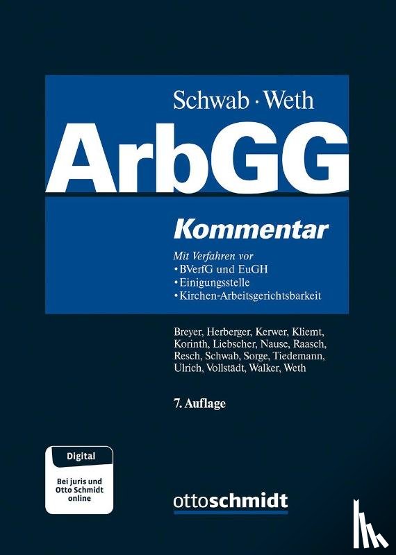 Breyer, Thomas, Kerwer, Christof, Kliemt, Michael, Korinth, Michael H. - ArbGG Kommentar