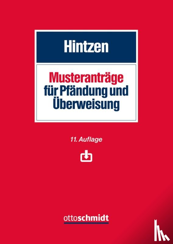 Hintzen, Udo - Musteranträge für Pfändung und Überweisung