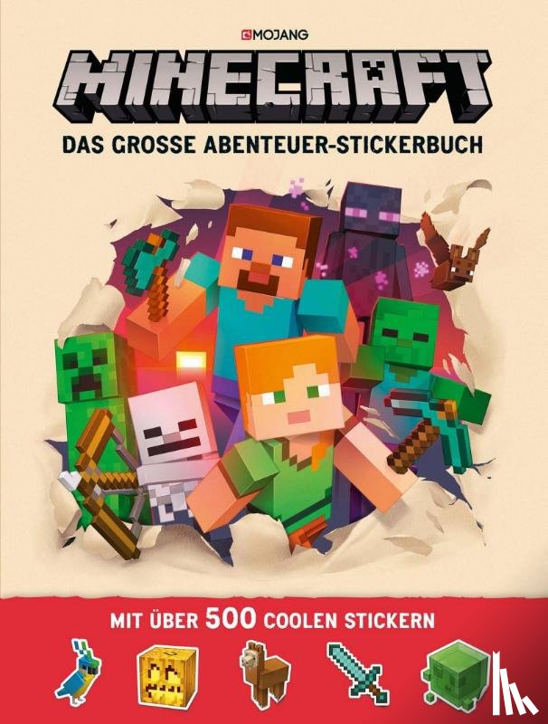 Minecraft - Minecraft, Das große Abenteuer-Stickerbuch