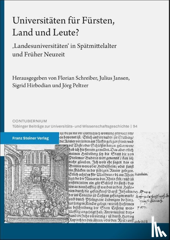  - Universitäten für Fürsten, Land und Leute?