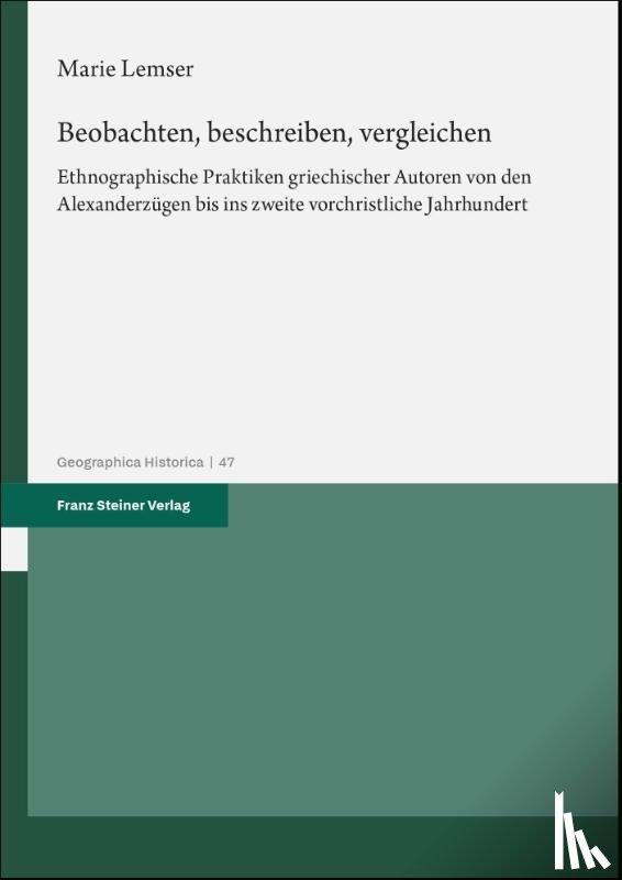 Lemser, Marie - Beobachten, beschreiben, vergleichen