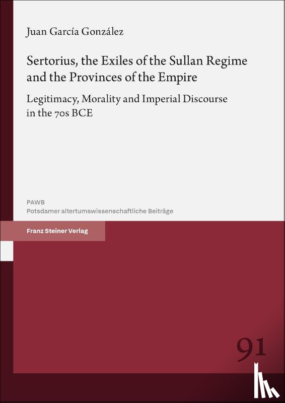 García González, Juan - Sertorius, the Exiles of the Sullan Regime and the Provinces of the Empire