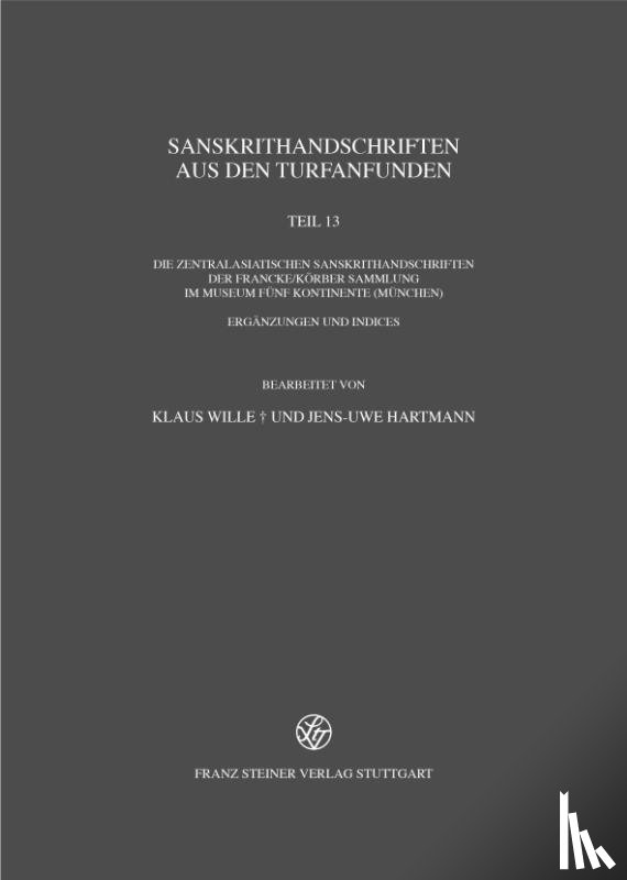  - Sanskrithandschriften aus den Turfanfunden
