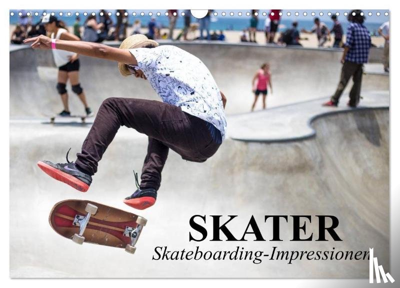 Stanzer, Elisabeth - Skater. Skateboarding-Impressionen (Wandkalender 2026 DIN A3 quer), CALVENDO Monatskalender