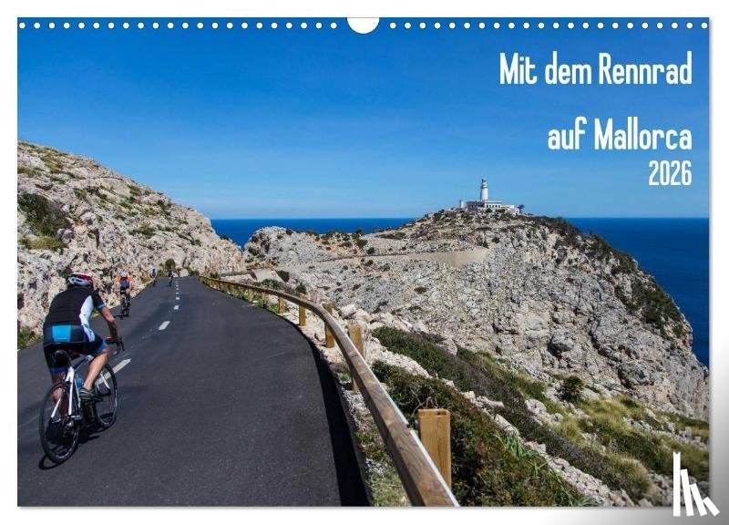 Poul, Herbert - Mit dem Rennrad auf Mallorca (Wandkalender 2026 DIN A3 quer), CALVENDO Monatskalender
