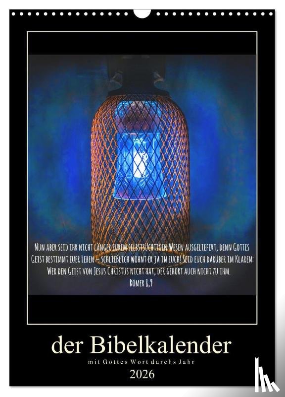 Widerstein - SteWi. info, Stefan - Der Bibelkalender - mit Gottes Wort durchs Jahr (Wandkalender 2026 DIN A3 hoch), CALVENDO Monatskalender