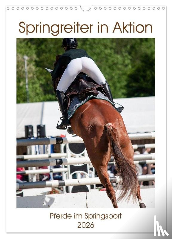 Sixt, Marion - Springreiter in Aktion (Wandkalender 2026 DIN A3 hoch), CALVENDO Monatskalender