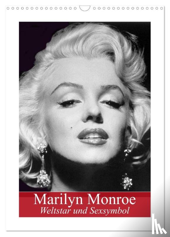 Stanzer, Elisabeth - Marilyn Monroe. Weltstar und Sexsymbol (Wandkalender 2026 DIN A3 hoch), CALVENDO Monatskalender