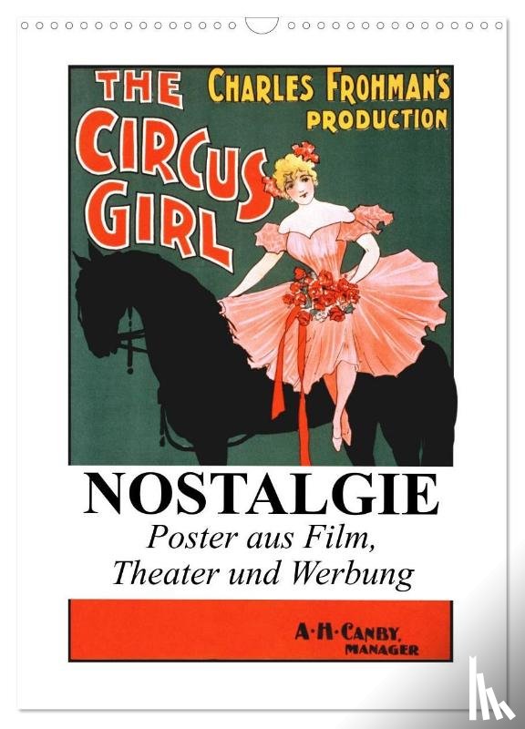 Stanzer, Elisabeth - NOSTALGIE Poster aus Film, Theater und Werbung (Wandkalender 2026 DIN A3 hoch), CALVENDO Monatskalender