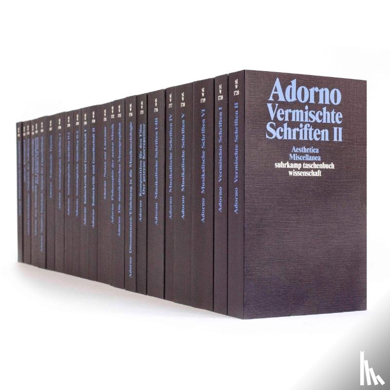 Adorno, Theodor W. - Gesammelte Schriften in 20 Bänden