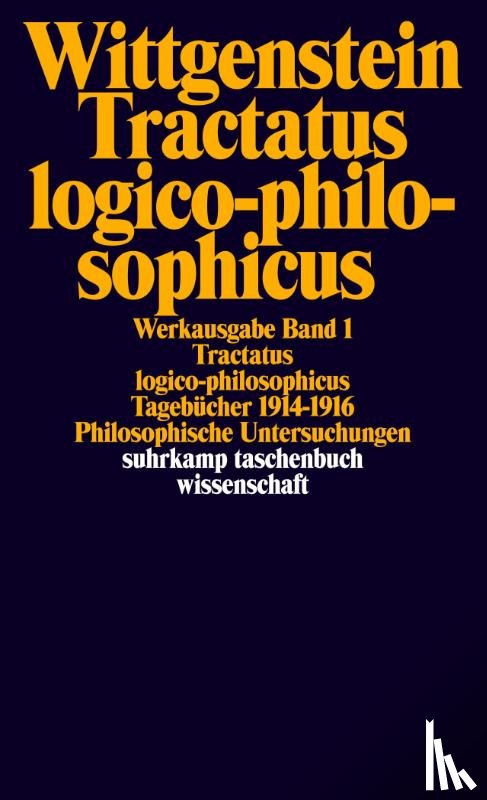 Wittgenstein, Ludwig - Werkausgabe in 8 Bänden