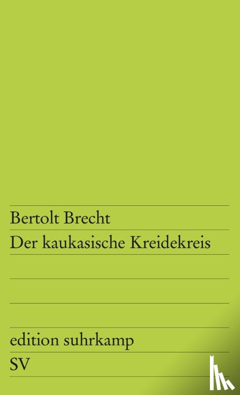 Brecht, Bertolt - Der kaukasische Kreidekreis