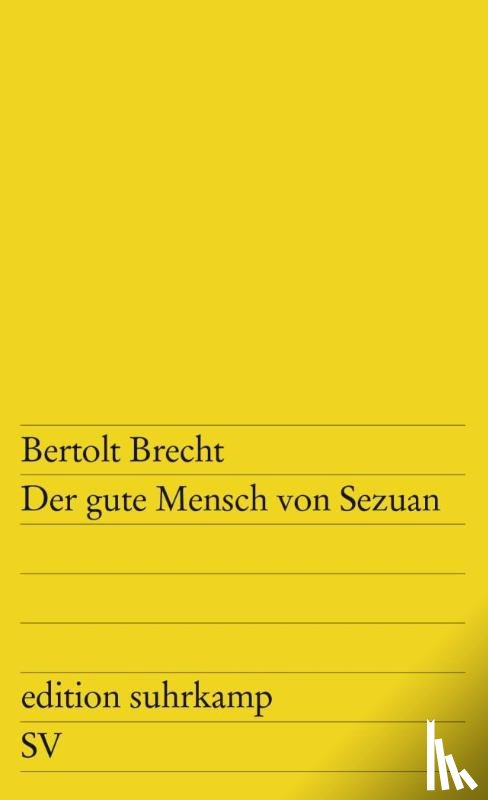 Brecht, Bertolt - Der gute Mensch von Sezuan