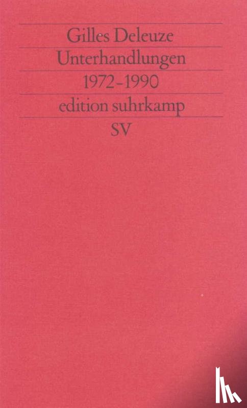 Deleuze, Gilles - Unterhandlungen