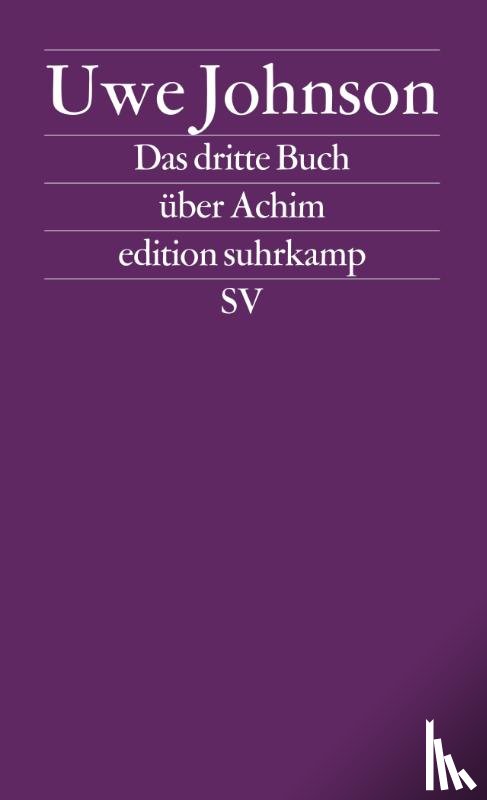 Johnson, Uwe - Das dritte Buch uber Achim