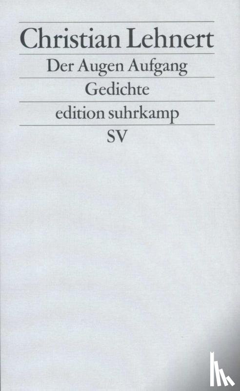 Lehnert, Christian - Der Augen Aufgang
