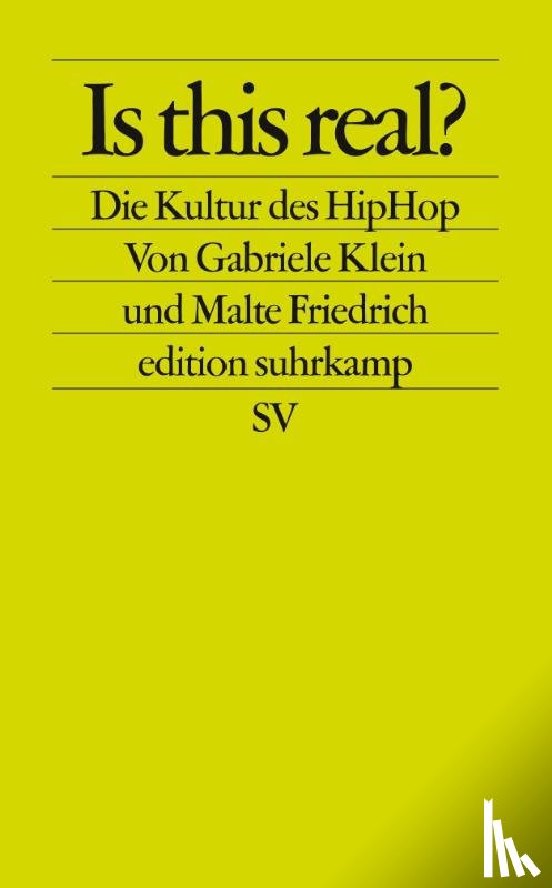 Klein, Gabriele, Friedrich, Malte - Is this real?