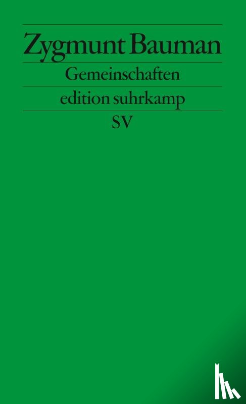 Bauman, Zygmunt - Gemeinschaften