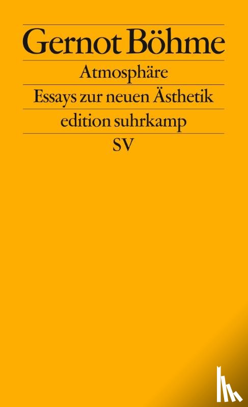 Böhme, Gernot - Atmosphäre