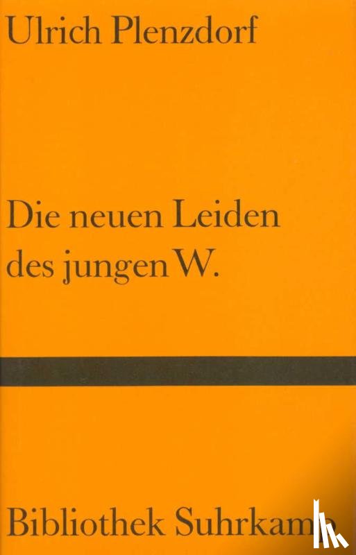 Plenzdorf, Ulrich - Die neuen Leiden des jungen W