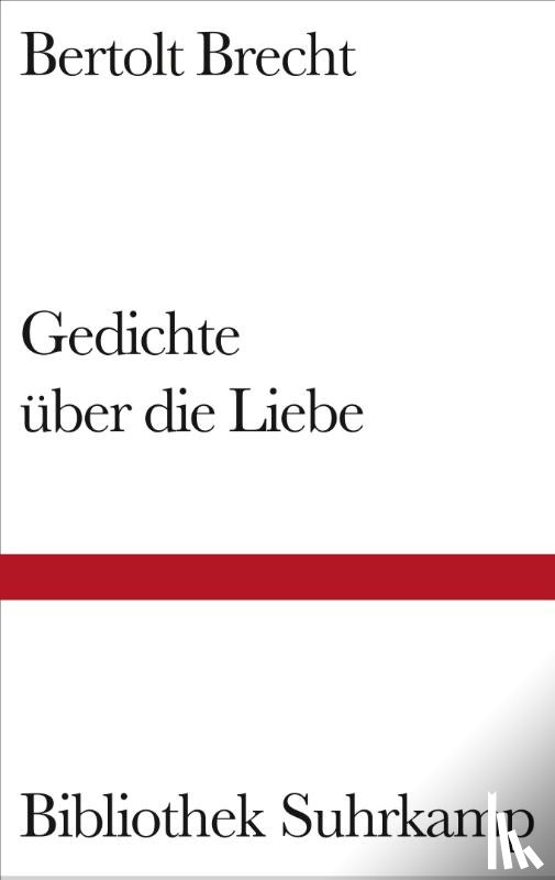 Brecht, Bertolt - Gedichte über die Liebe