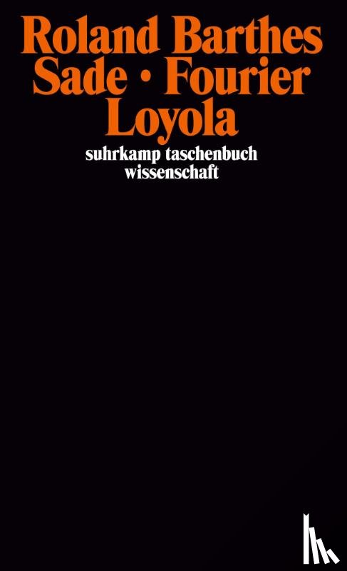 Barthes, Roland - Sade Fourier Loyola