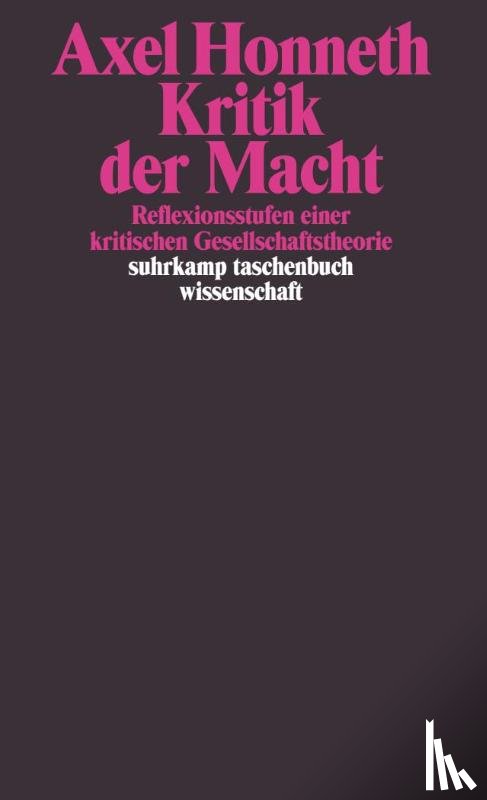 Honneth, Axel - Kritik der Macht