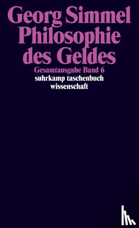 Simmel, Georg - Philosophie des Geldes