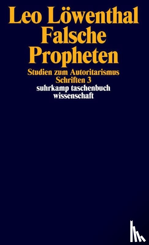 Löwenthal, Leo - Schriften. 5 Bände