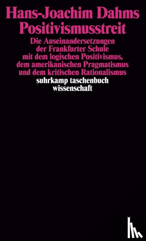 Dahms, Hans-Joachim - Positivismusstreit