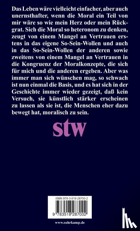 Tugendhat, Ernst - Vorlesungen über Ethik