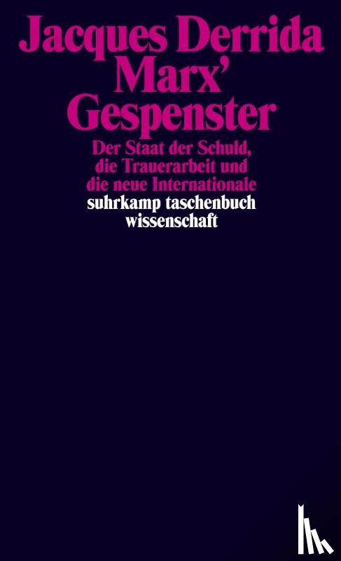 Derrida, Jacques - Marx' Gespenster