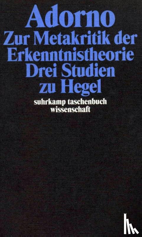 Adorno, Theodor W. - Gesammelte Schriften in 20 Bänden 05.