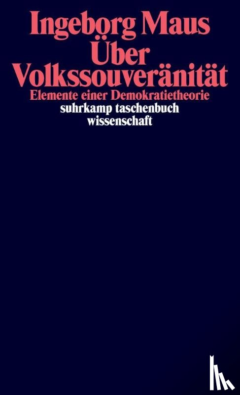 Maus, Ingeborg - Über Volkssouveränität