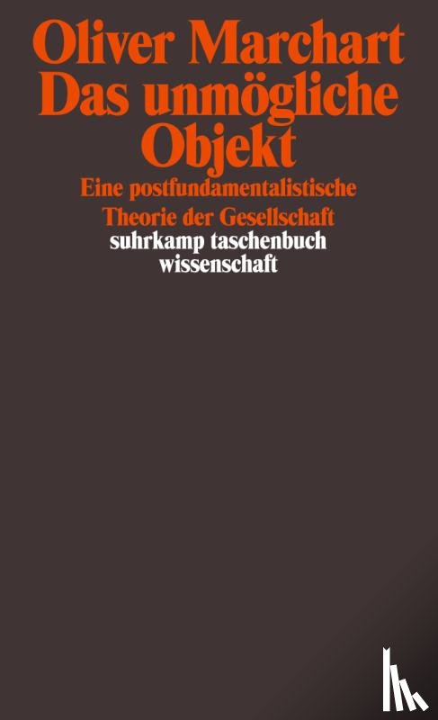Marchart, Oliver - Das unmögliche Objekt