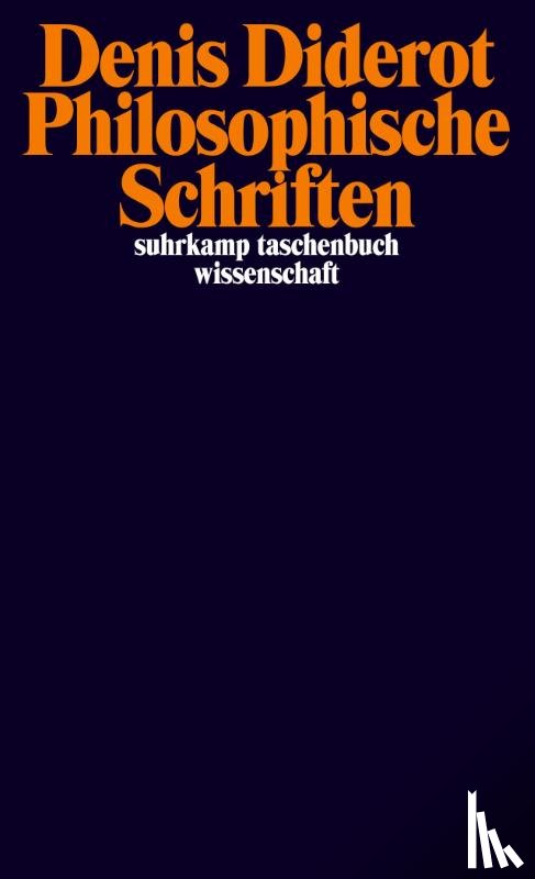 Diderot, Denis - Philosophische Schriften