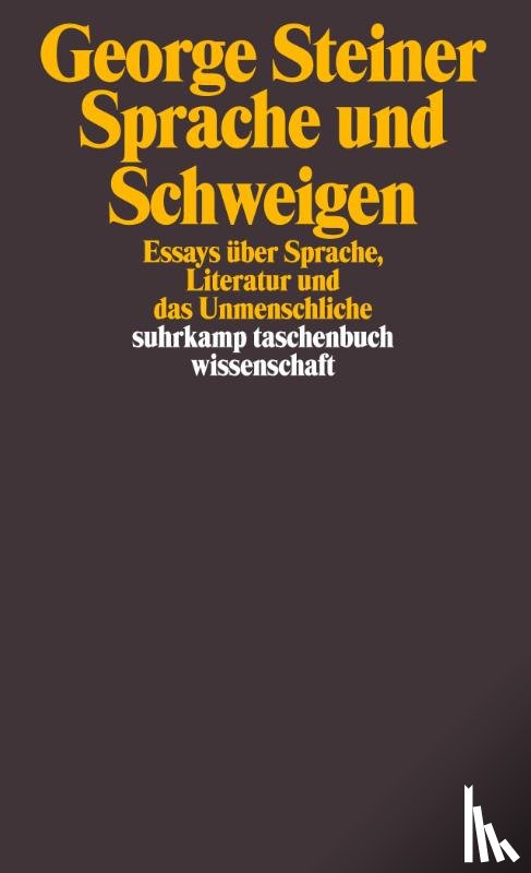 Steiner, George - Sprache und Schweigen