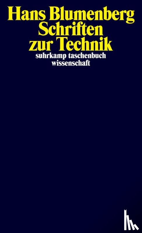 Blumenberg, Hans - Schriften zur Technik