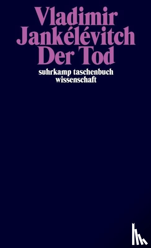 Jankélévitch, Vladimir - Der Tod