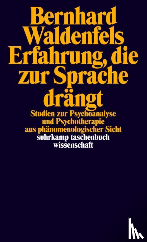 Waldenfels, Bernhard - Erfahrung, die zur Sprache drängt