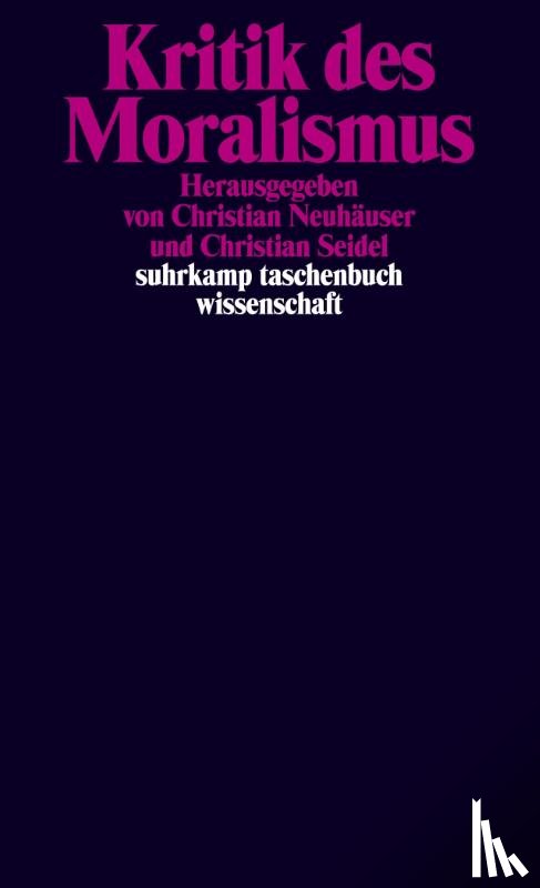 - Kritik des Moralismus