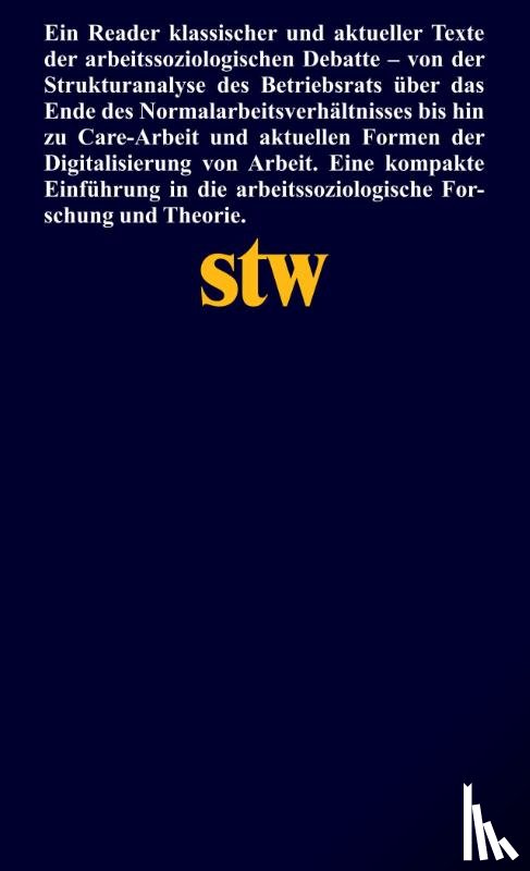  - Soziologie der Arbeit